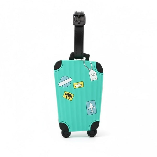 Sangle Valise Voyage Avec Code Et Étiquette - Ceinture Bagage Réglable Noir/Vert