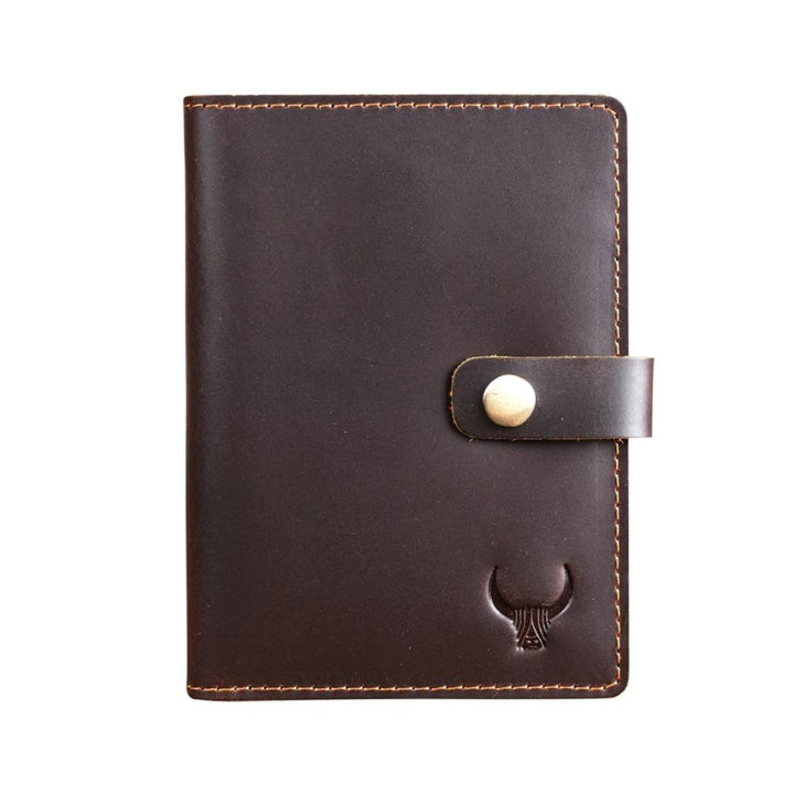 Étui à Passeport en Cuir pour Homme brun