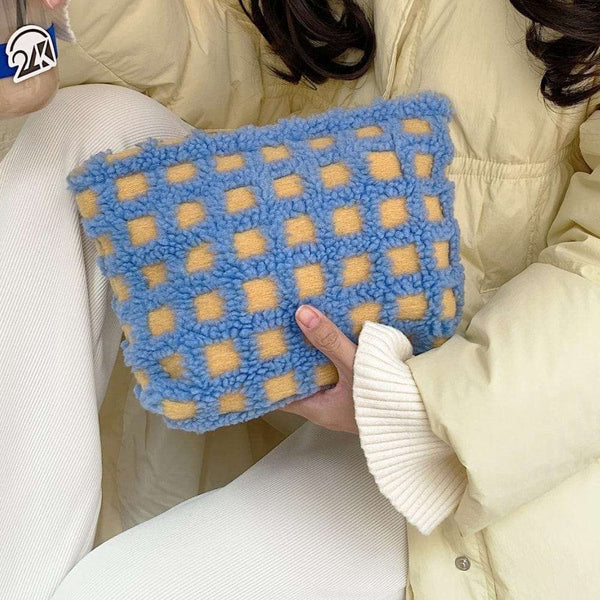 Grande Trousse de toilette Femme Originale Bleu