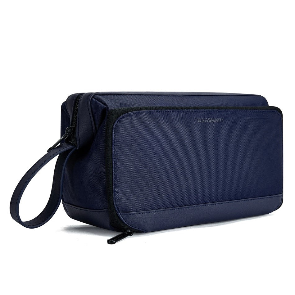 Trousse De Toilette Voyage Grande Capacité - 22x16x10 Cm, Imperméable Oxford, Poche Zippée, Pour Homme Et Femme