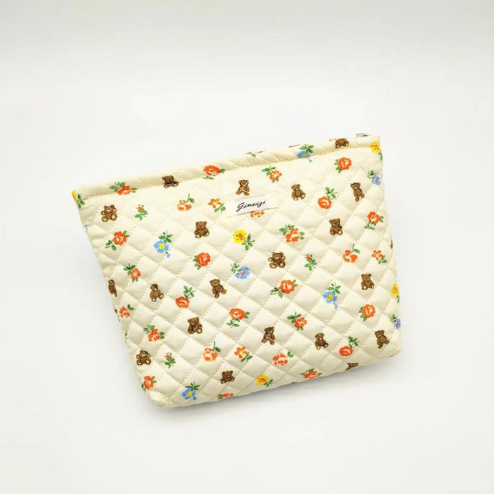 Grande Trousse de toilette Matelassée Ourson