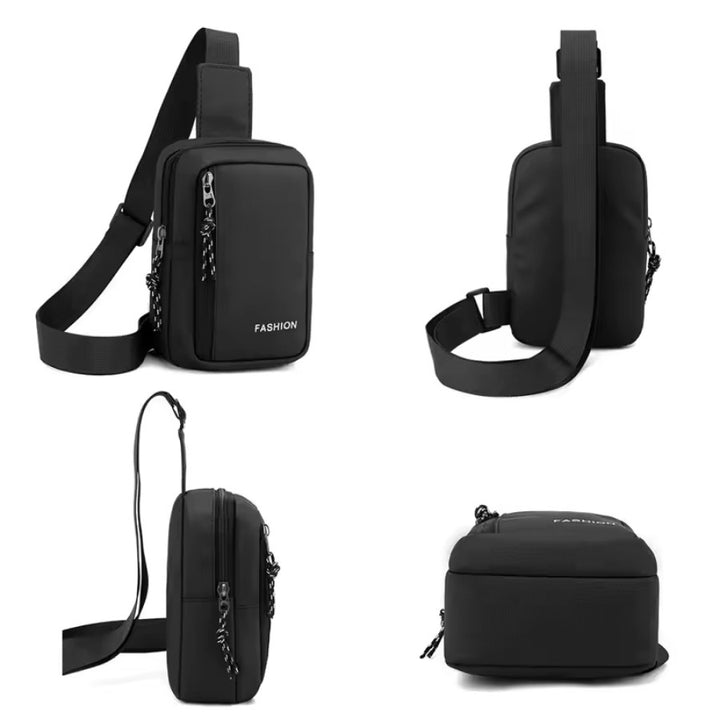 Petit Sac Bandoulière pour Téléphone Portable Homme, vue à 360°