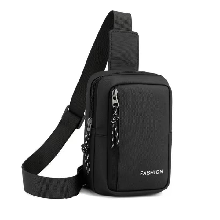Petit Sac Bandoulière pour Téléphone Portable Homme, noir