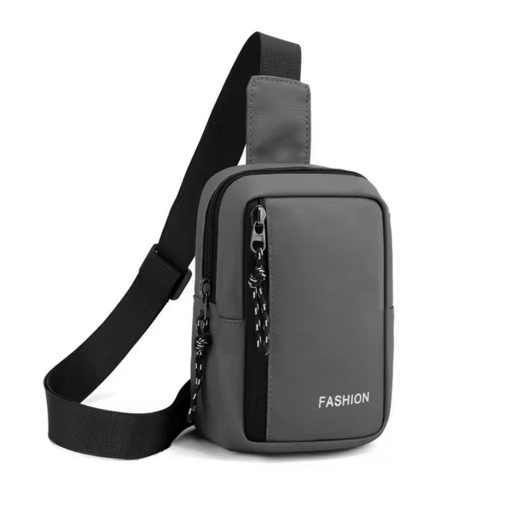 Petit Sac Bandoulière pour Téléphone Portable Homme, gris foncé