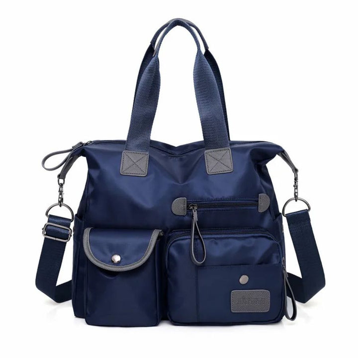 Petit sac bandoulière de voyage femme bleu marine