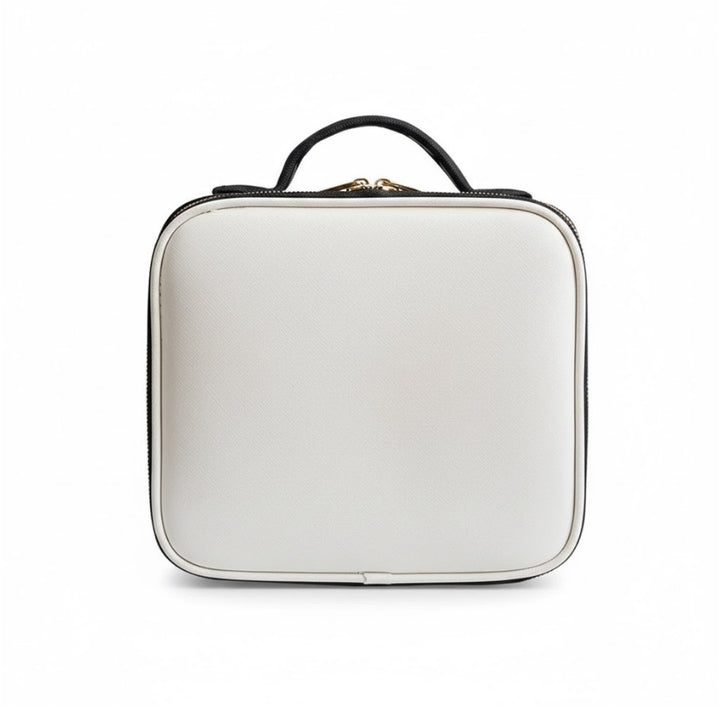 Petite Trousse de Maquillage Façon Vanity couleur blanc
