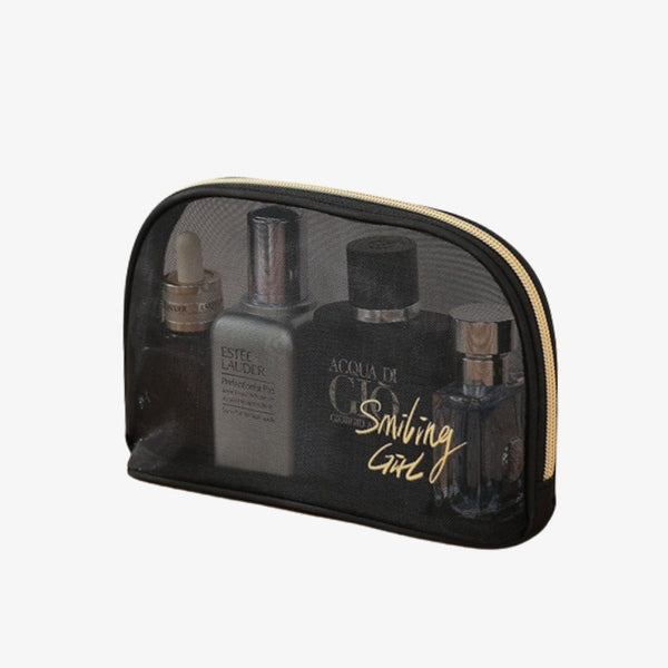 Petite Trousse de toilette Transparente noir