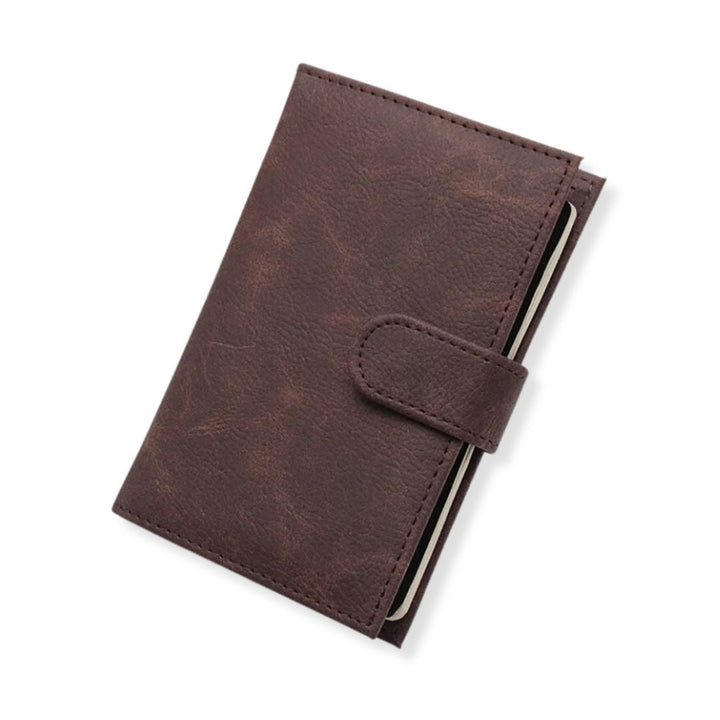 Pochette de Voyage pour Passeport Marron foncé