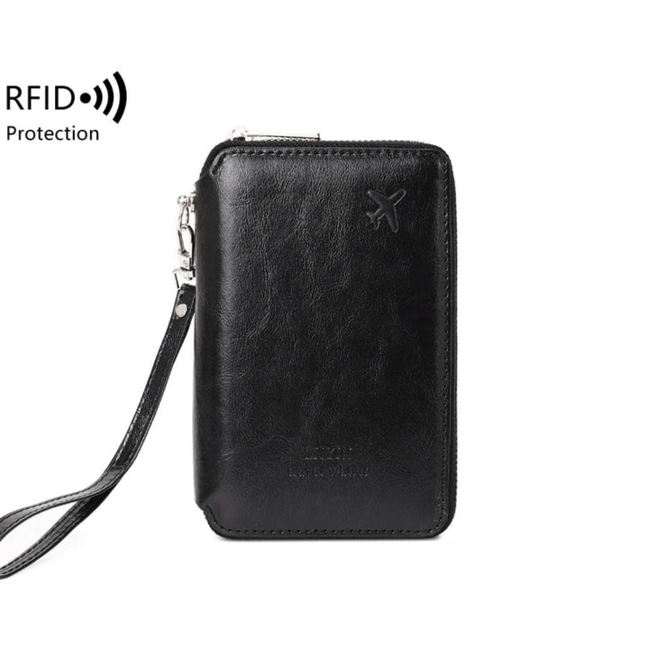 Pochette Passeport RFID Noir