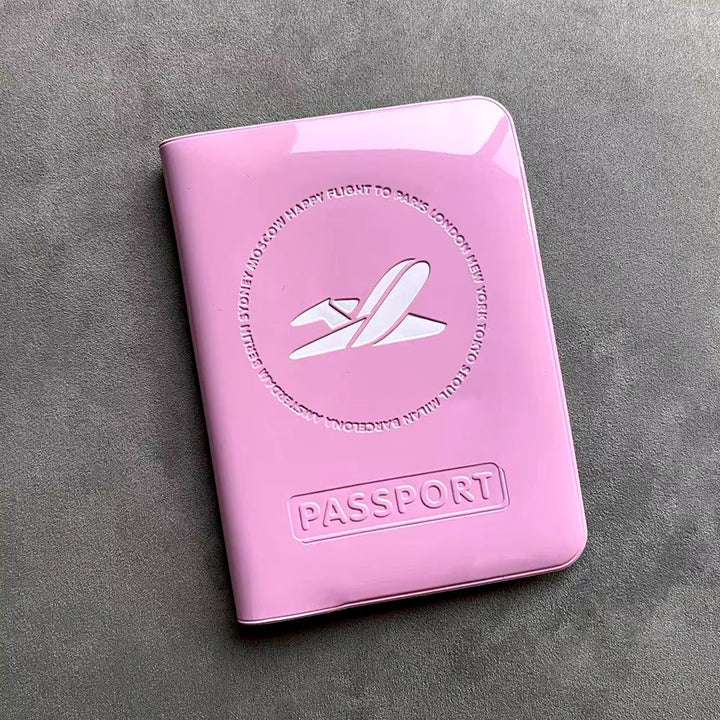 Porte Passeport Femme Girly rose
