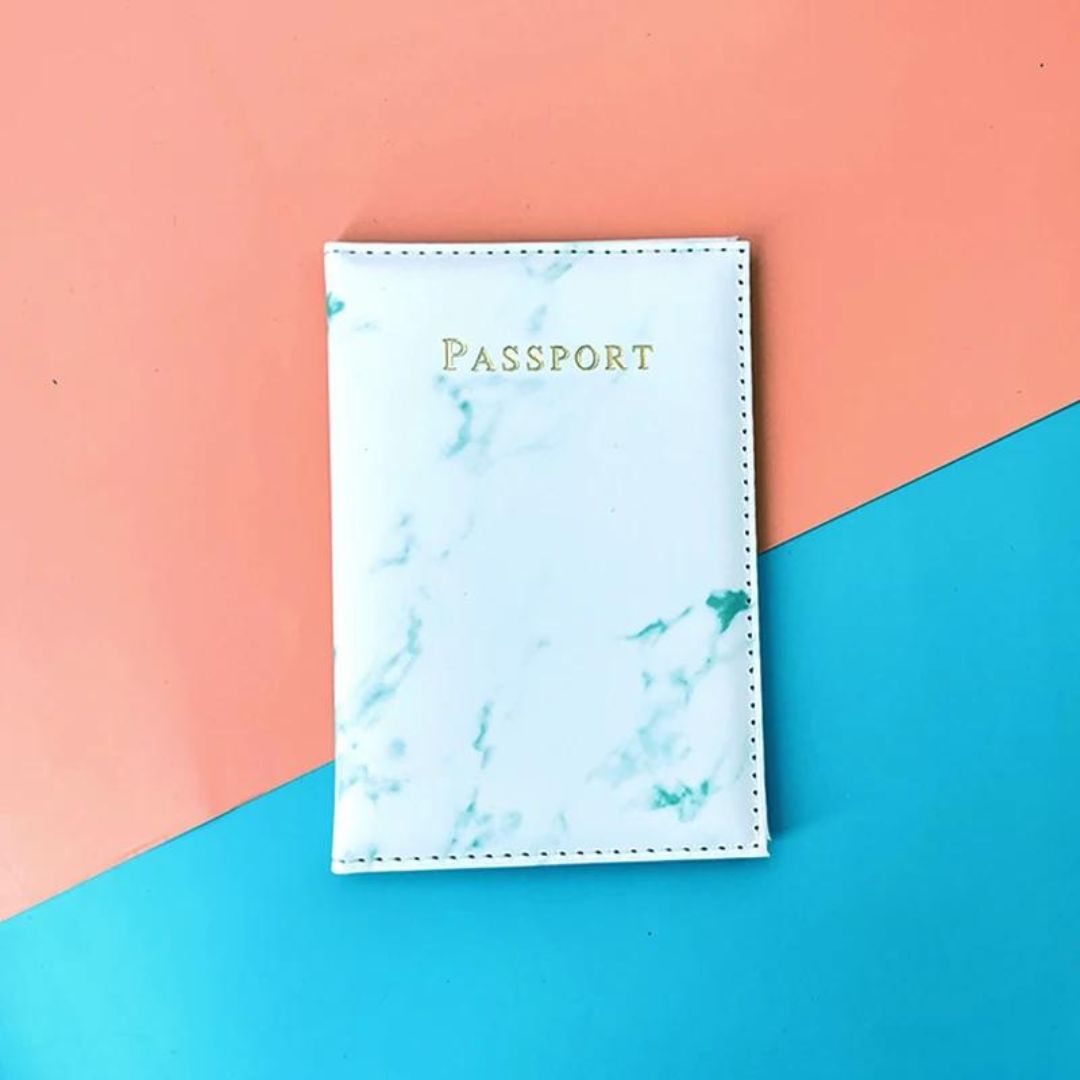 Porte-Passeport Marbre Vert