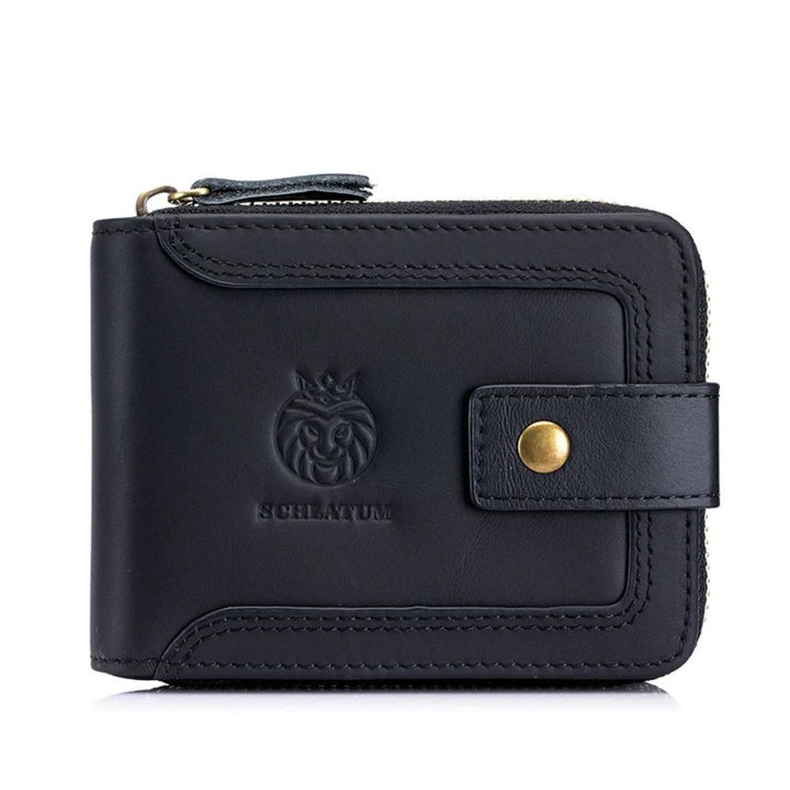 Portefeuille de Voyage Homme Cuir <br> - schlatum noir