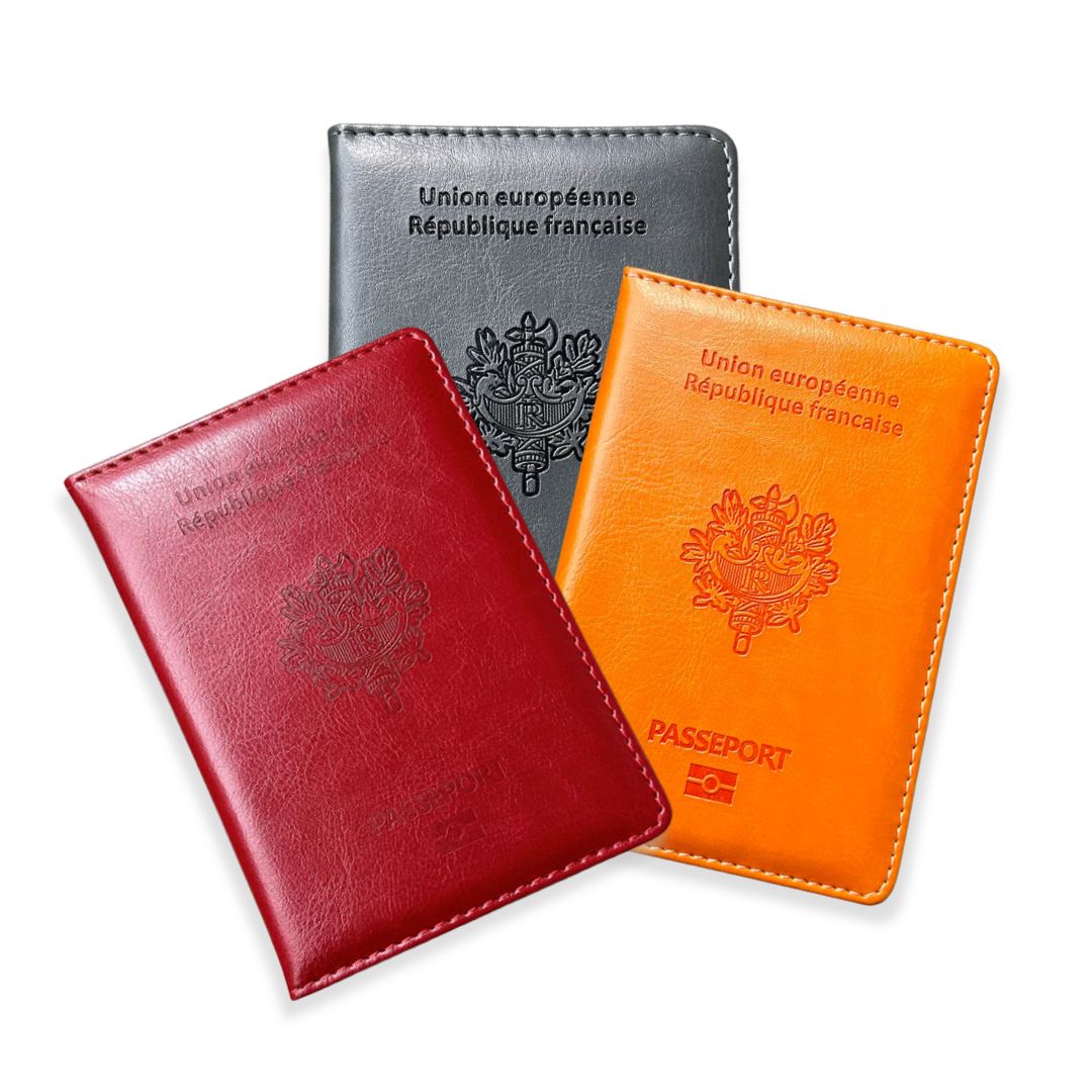 Protège-passeports En Cuir Imprimés : Promosyon Protège-passeports En Cuir Imprimés : Promosyon