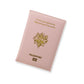 Protège-Passeport Français Rose pale