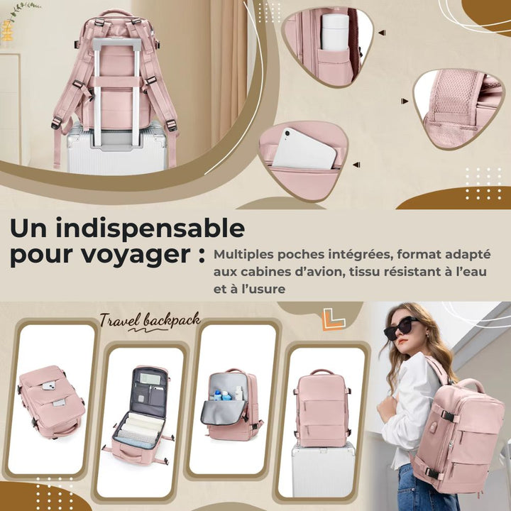 Sac à Dos 40 x 20 x 25 cm un indispensable pour voyager