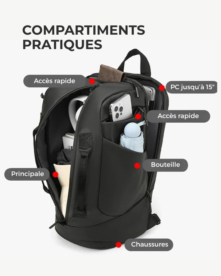 Sac à Dos avec Rangement Chaussure