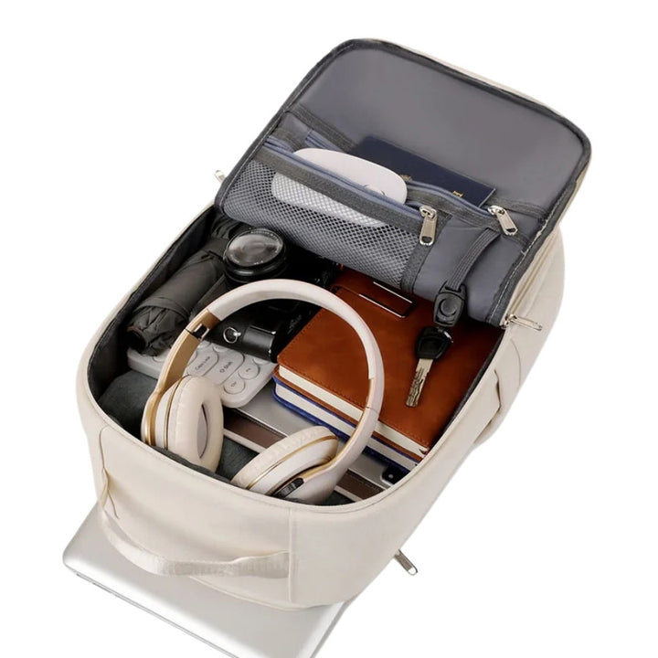 Sac à Dos Cabine d'Avion 40x20x25 pour Femmes – vue intérieure du rangement