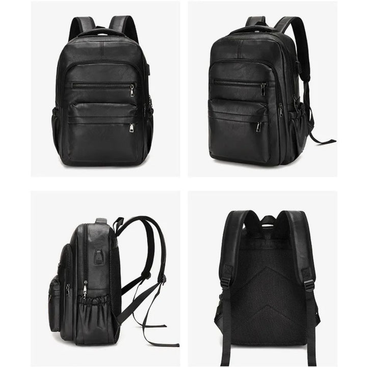 Sac à dos en simili cuir pour homme