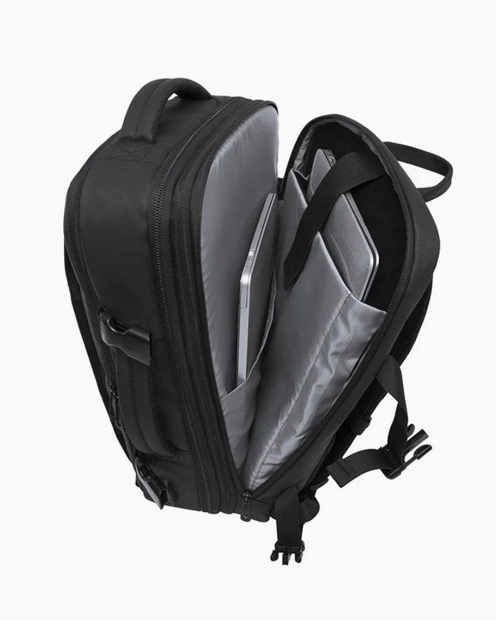 Sac à Dos Modulable - Format Voyage Bagage Cabine avec compartiment ordinateur portable 17.3" et tablette 12.9"