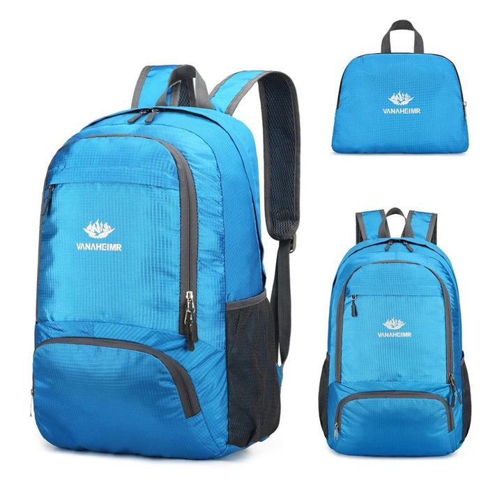 Sac à Dos Pliable, bleu