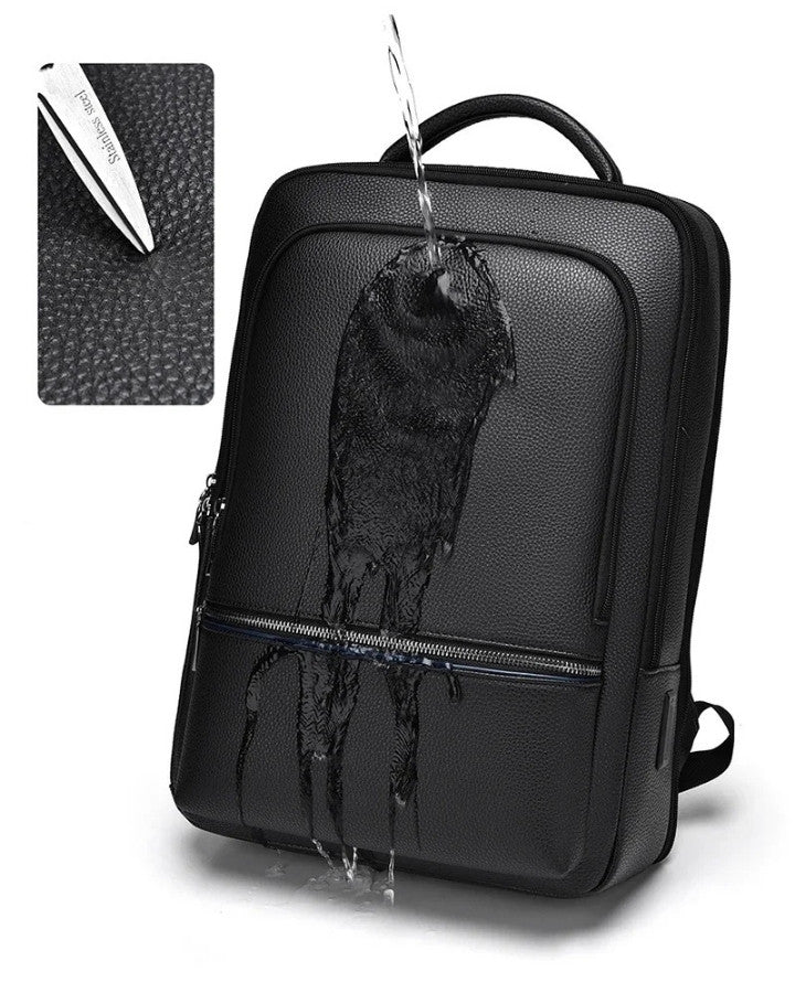 Sac à Dos Simili Cuir Homme, déperlant et résistant
