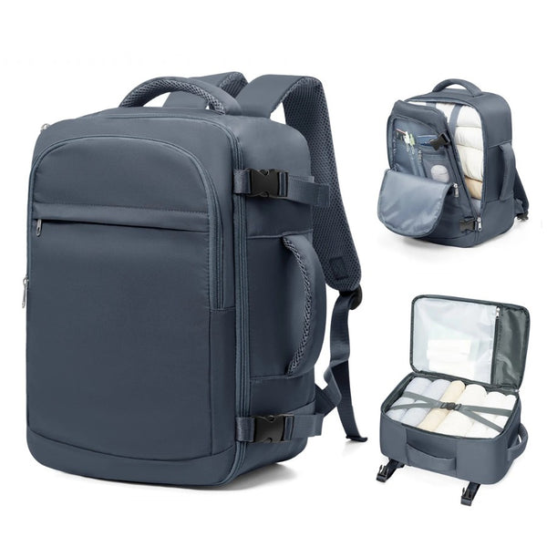 Sac à Dos Voyage 40 x 30 x 20 cm coloris bleu gris foncé