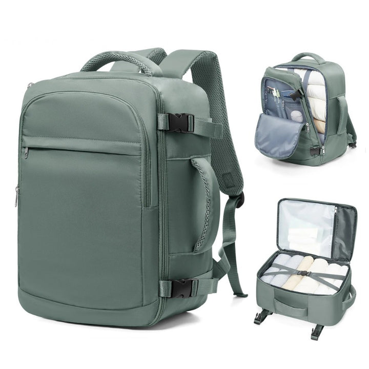 Sac à Dos Voyage 40 x 30 x 20 cm coloris vert gris