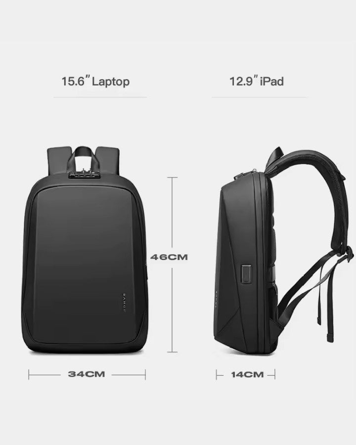 sac à dos voyage ordinateur BANGE 15.6 pouces avec compartiment tablette 12.9