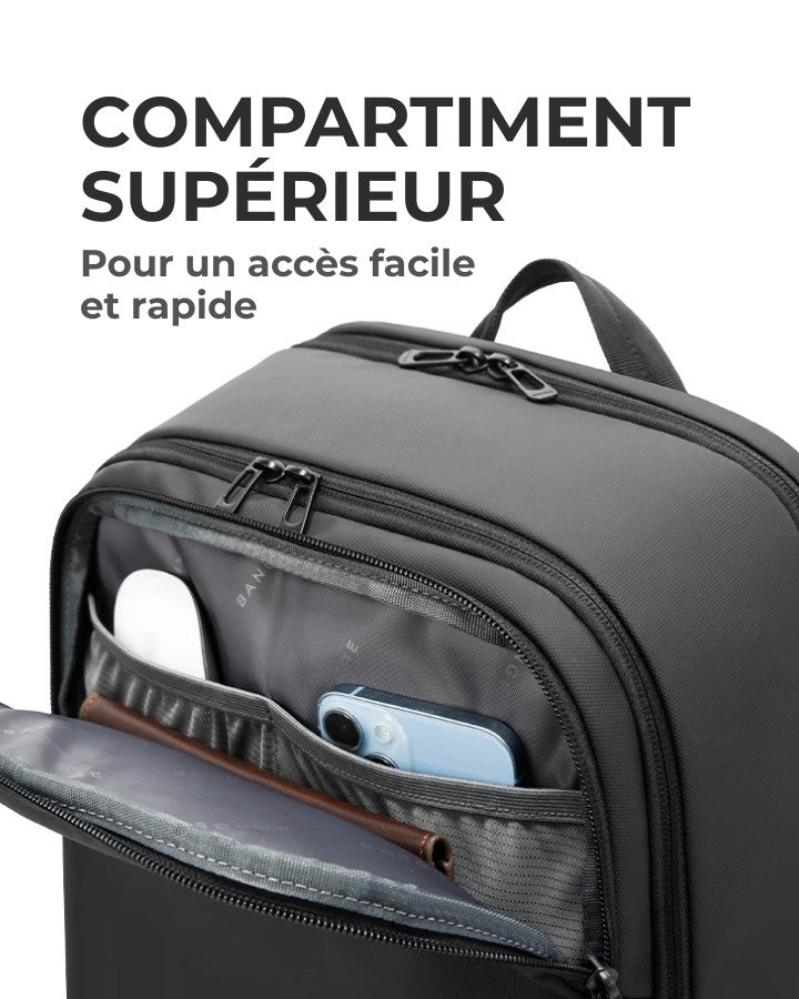 Sac à Dos de Voyage pour PC, compartiment supérieur pour un accès facile