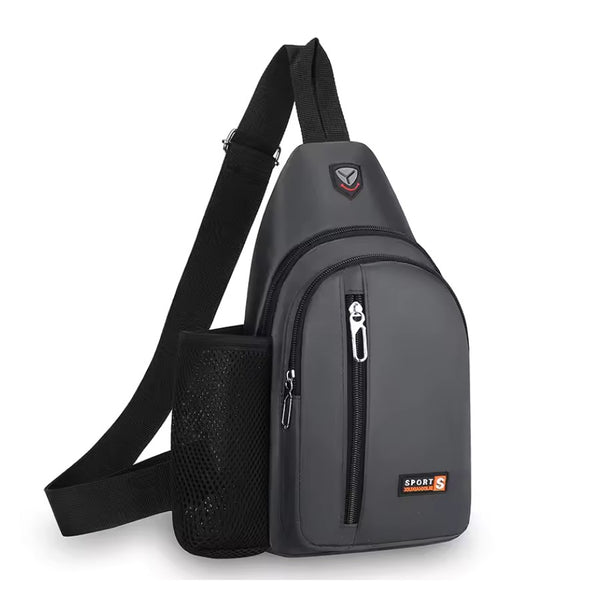 Sac Banane avec Porte Bouteille, gris foncé