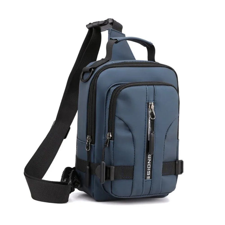 Sacoche Bandoulière Homme Simptech - Sac Poitrine Double Poche Résistant à L'Eau Pour Sport Et Voyage