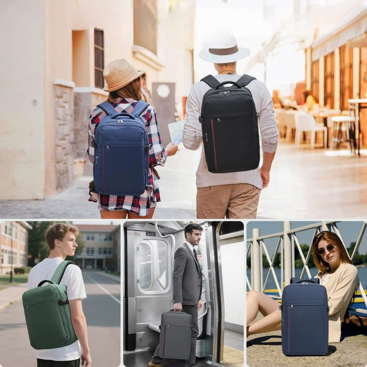 voyageur avec sac cabine sac à dos 40 x 20 x 25