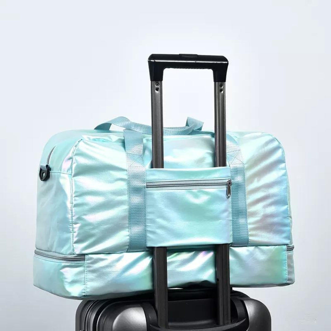 Sac De Voyage à Roulettes SwissTech Wanderer 30L - Bleu Et Gris (Occasion)