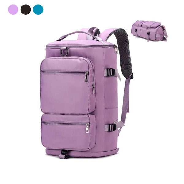Sac de Voyage Convertible Sac à Dos Violet