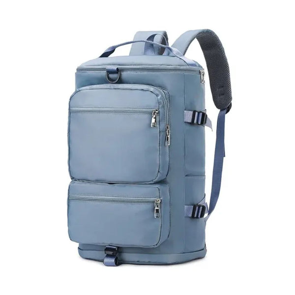 Sac de Voyage Convertible Sac à Dos Bleu