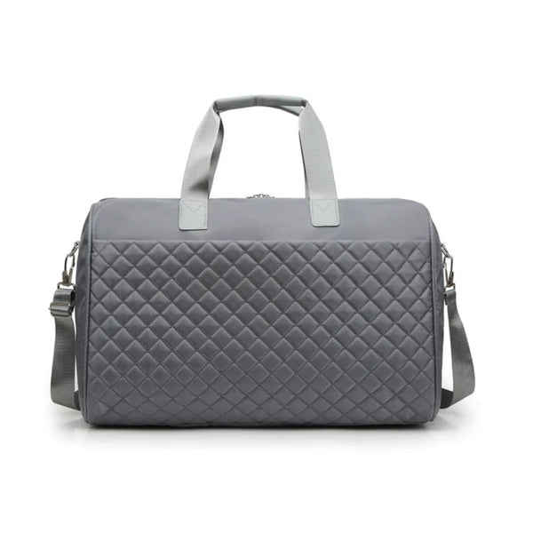 Sac de Voyage Matelassé Gris