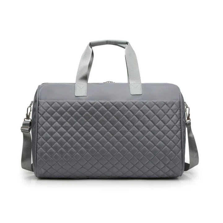 Sac de Voyage Matelassé Gris
