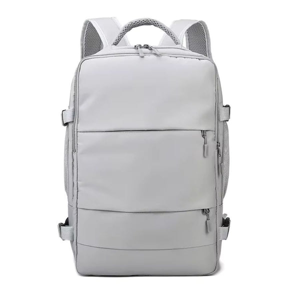 Sac à dos avec compartiment chaussures gris