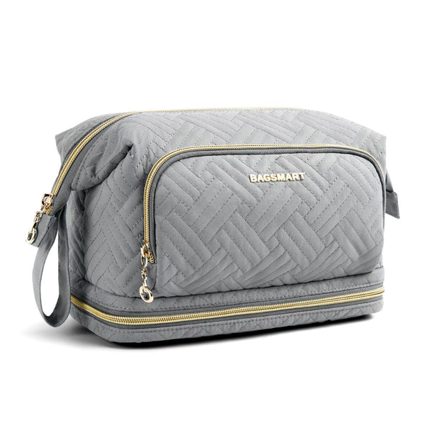 Trousse de toilette 3 Compartiments Gris