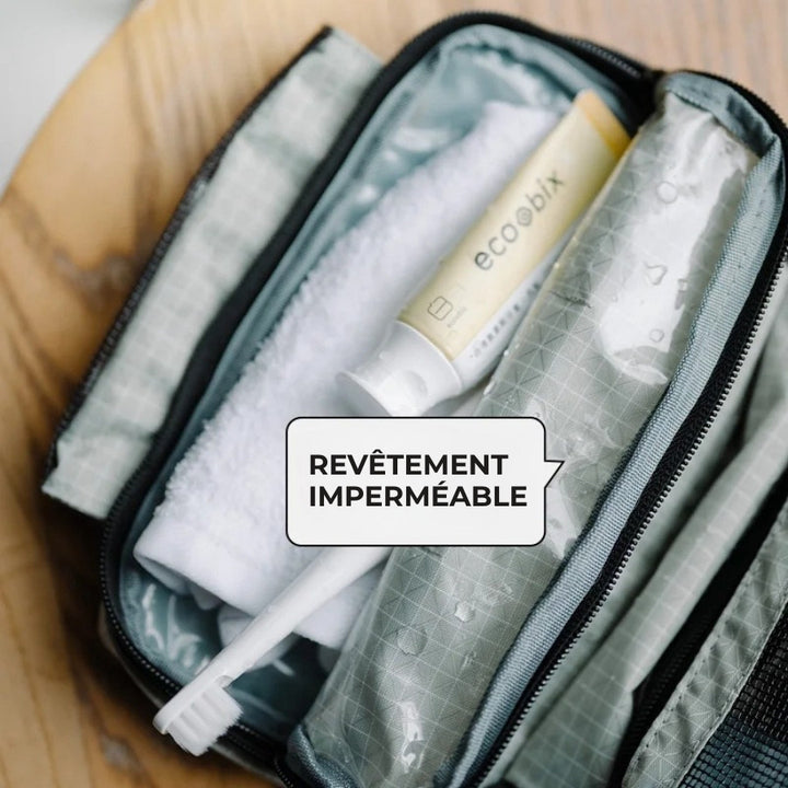 Trousse de toilette Accrochable, revêtement imperméable