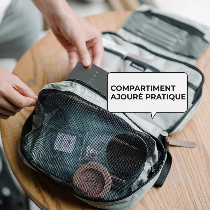 Trousse de toilette Accrochable, compartiment ajouré pratique