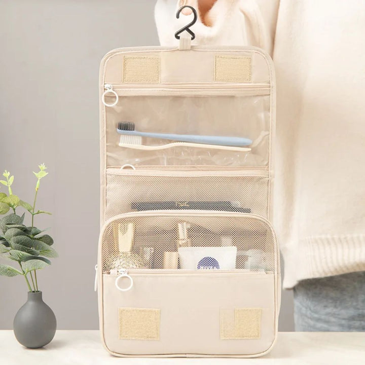 Trousse de toilette de voyage à suspendre