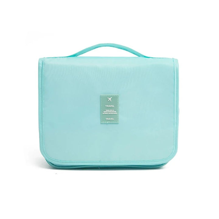 Trousse de toilette de voyage à suspendre Bleu ciel