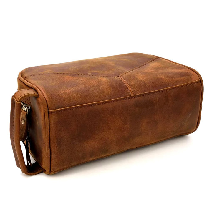 Trousse de toilette en Cuir Marron marron