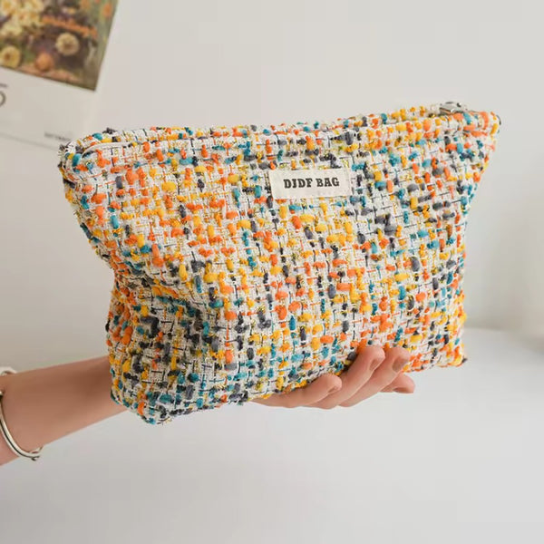 Trousse de Toilette Femme Colorée - Handmade, sunny fall taille M