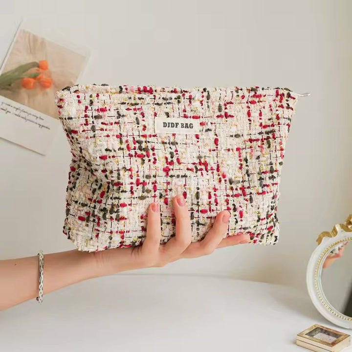 Trousse de Toilette Femme Colorée - Handmade, cherry blossom taille M