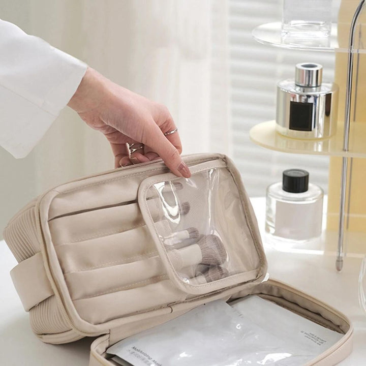 Trousse de toilette Femme Voyage Beige