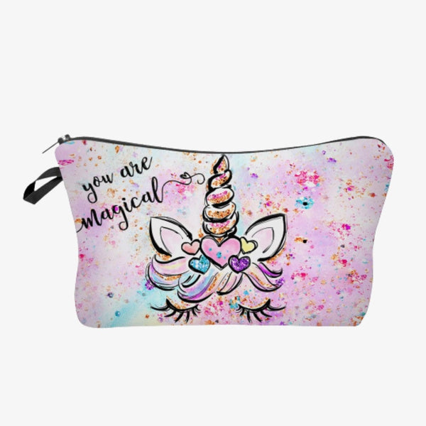 Trousse de toilette Fille - Licorne Blanc