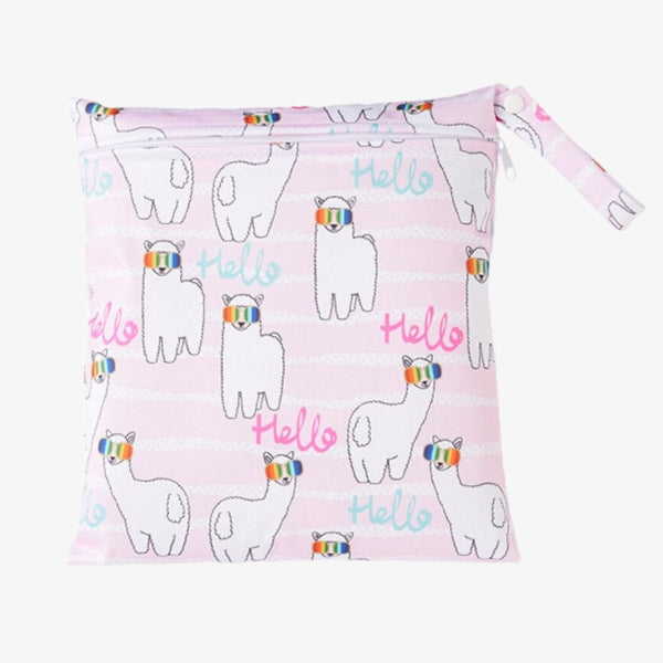 Trousse de toilette Fillette - Le Lama Fun Rose