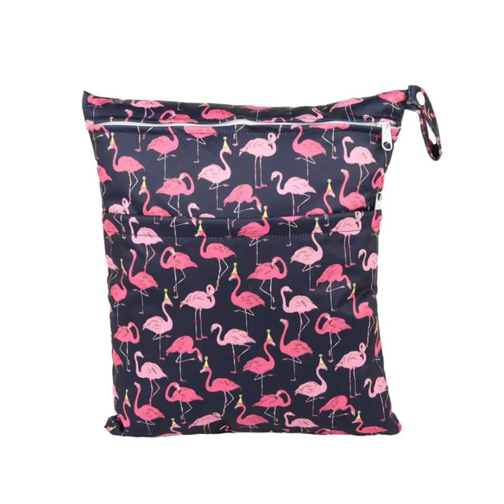 trousse de toilette flamant rose